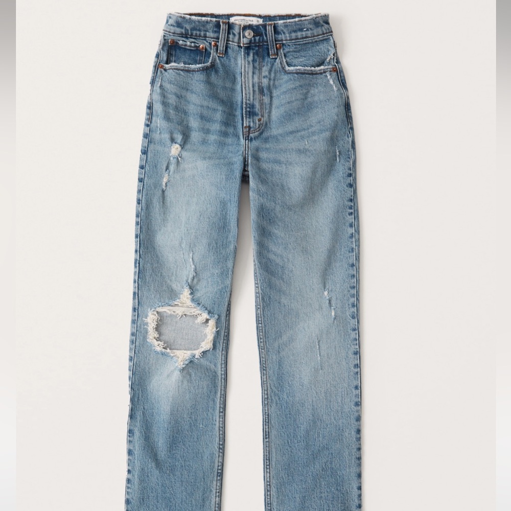 Abercrombie & Fitch jeans | the 90s straight ultra high rise